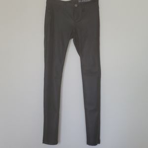 Black faux leather pants/leggings - Size 25